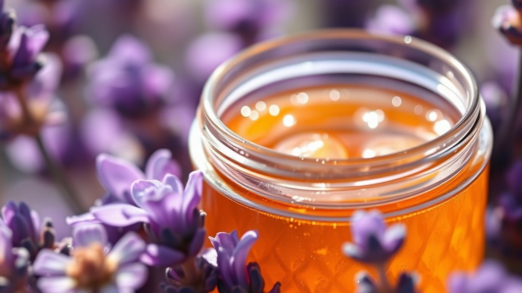 Lavendelhonigproduktionsprozess