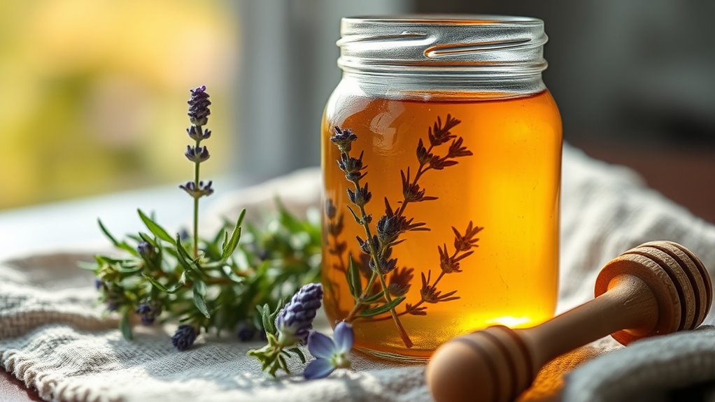 Meisterung der Kräuter-Honig-Infusion