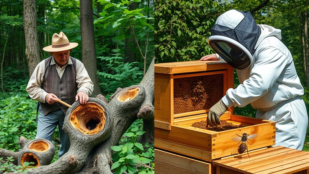 moderne wissenschaftliche Imkerei-Praktiken