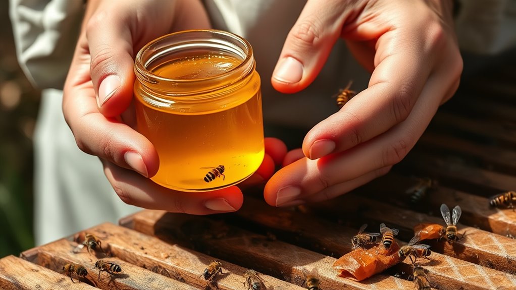 natürliche Bienenerzeugnisse-Therapie