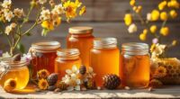 beliebter deutscher Blumenhonig