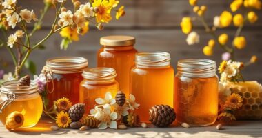beliebter deutscher Blumenhonig