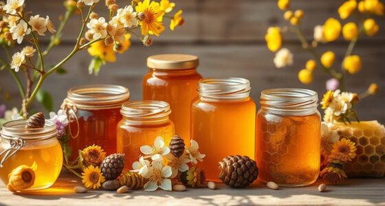 beliebter deutscher Blumenhonig