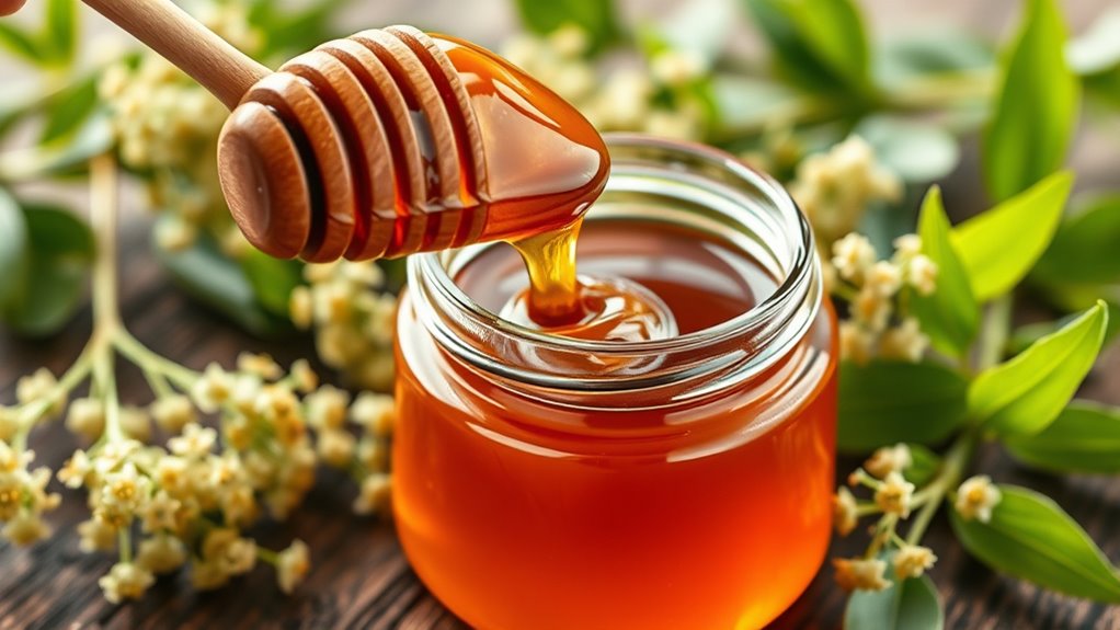 reicher antioxidativer dunkler Honig