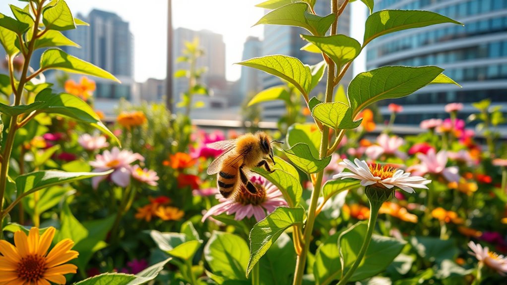 urbane bienenfreundliche Pflanzungen