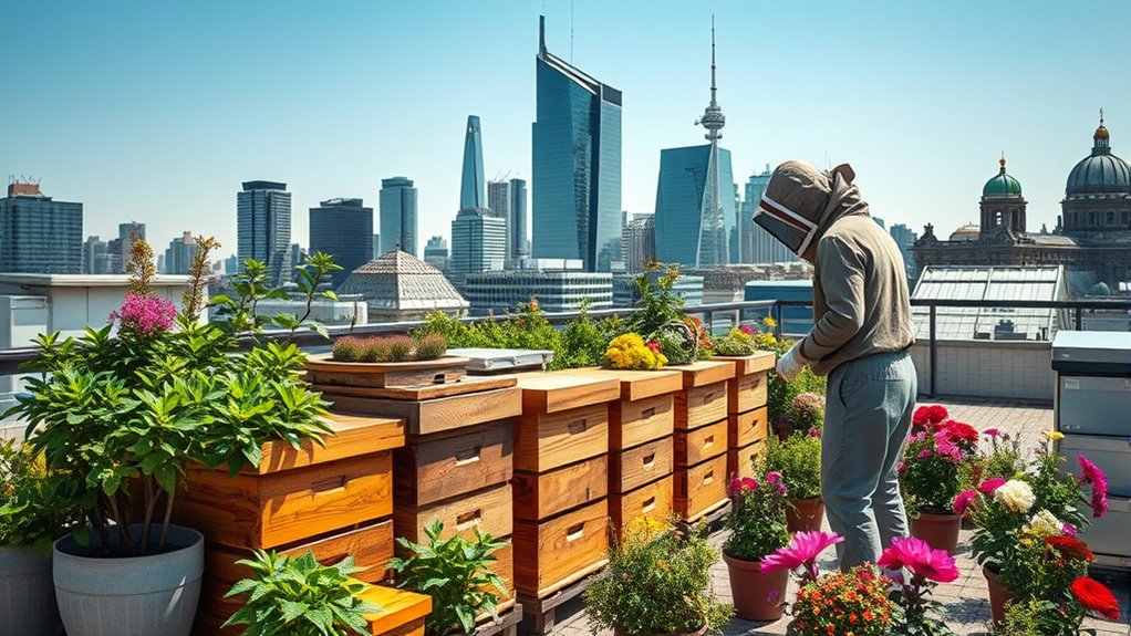 Stadtimkerei fördert die Artenvielfalt
