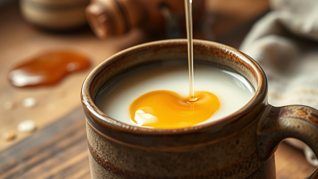 warme Milch Honig Entspannung