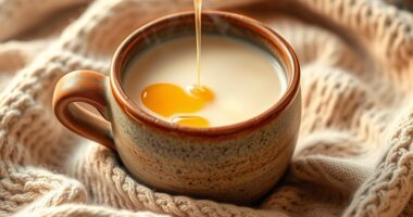 warme Milch mit Honig