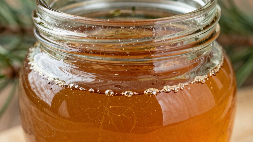 authentischer dunkler erdiger Honig