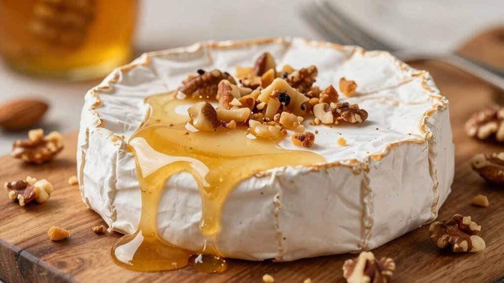 Gebackene Brie mit Honig