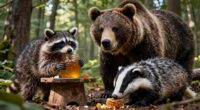 Bären, Waschbären, Marder, Bedrohungen