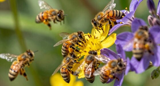 Bienenantworten auf Nektarlücken
