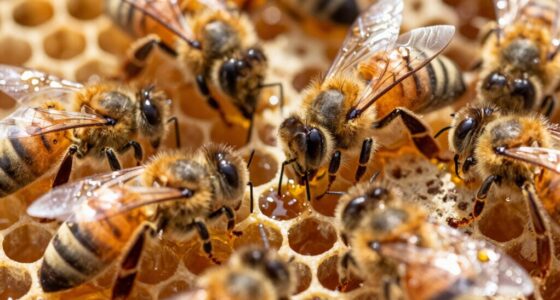 Bienen verwandeln Nektar in Honig