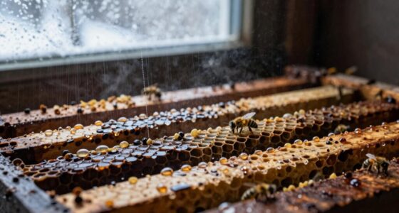 Kondensation im Bienenstock