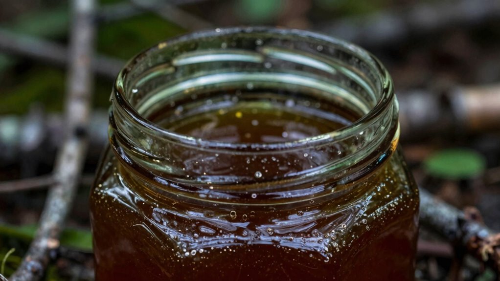 dunkle Flüssigkeit Waldhonig