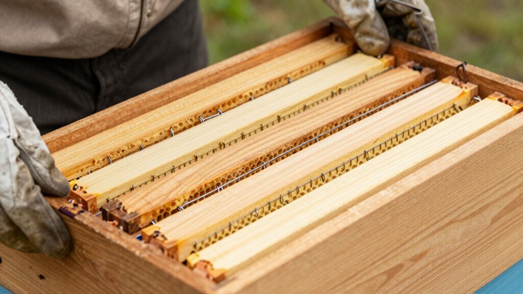 Die Wahl des Rahmens beeinflusst die Bienenstockverwaltung