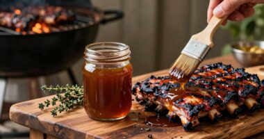 hausgemachte Honig-BBQ-Sauce