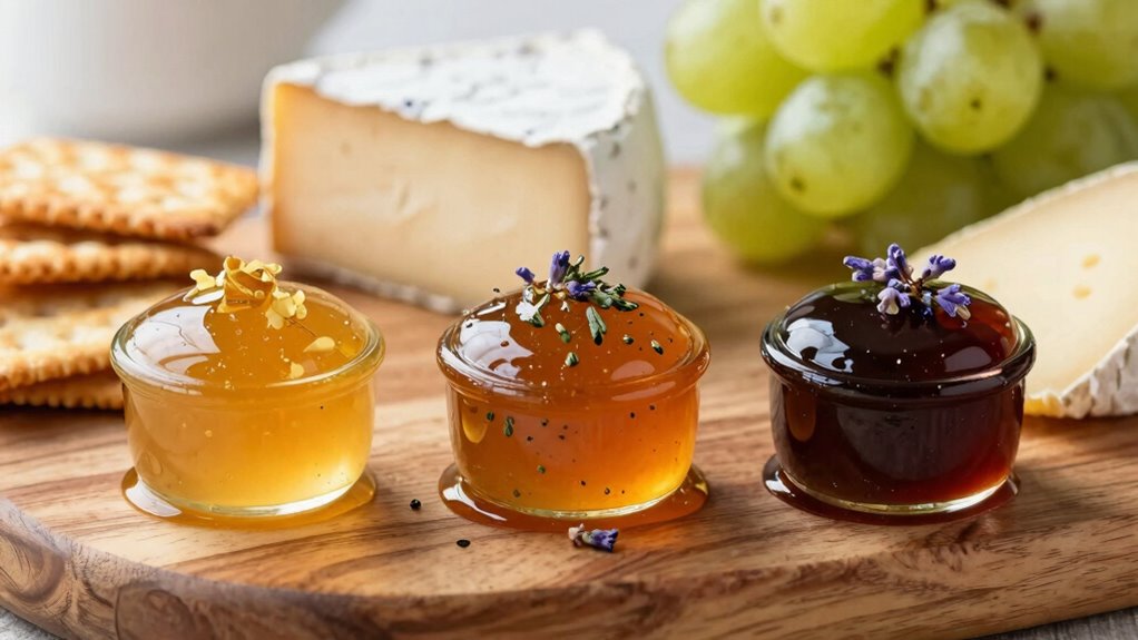 Honigdip ergänzt Käse