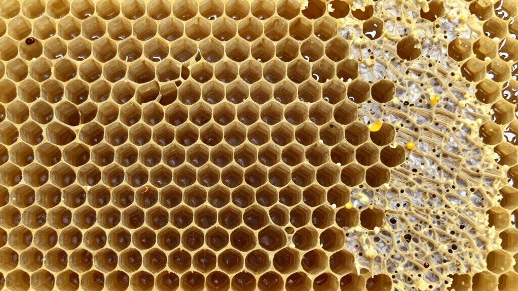 natürliche Bienenwachs-Bienenstockwände