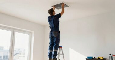 Die richtige Arbeitshöhe verhindert Verspannungen