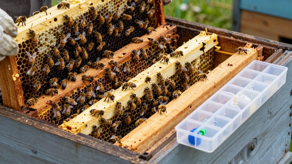 Die Königinnenzucht fördert die Gesundheit des Bienenstocks