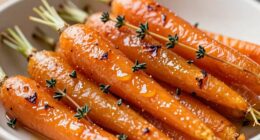 Geröstete Karotten mit Honig