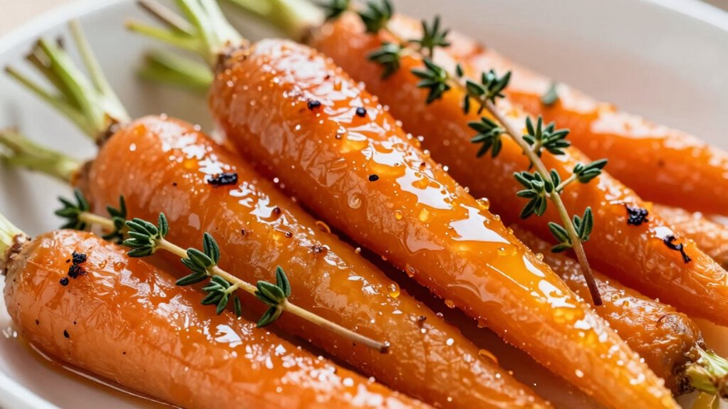 geröstete Karotten mit Honig