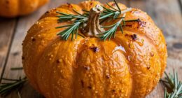 Gerösteter Kürbis mit Honig