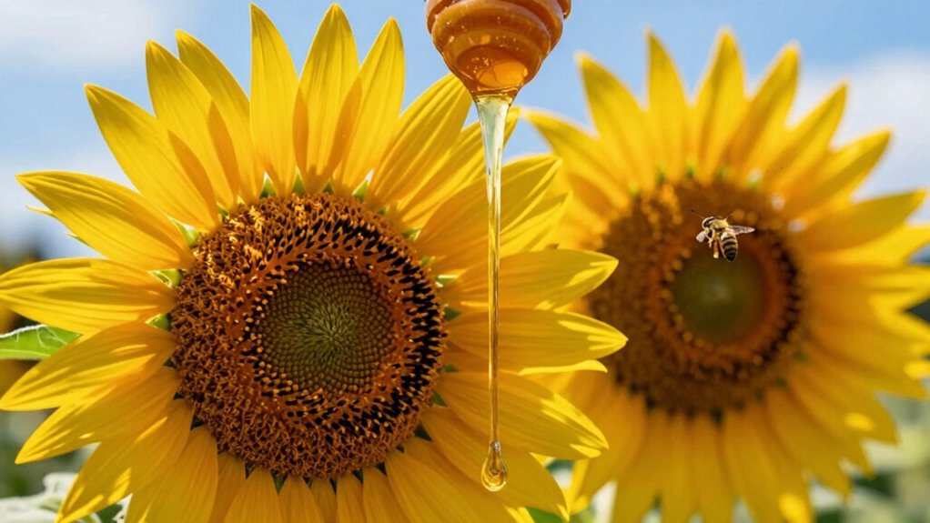 Sommerblütenhonig fließt