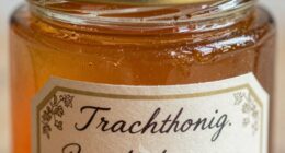 Halsschmeichelnder Honig-Label