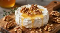 Warmer Ziegenkäse mit Honig