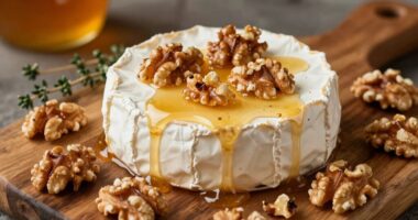 Warmer Ziegenkäse mit Honig