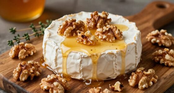 Warmer Ziegenkäse mit Honig