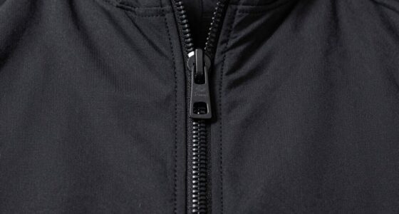 Reißverschlussdetails sorgen für Sicherheit