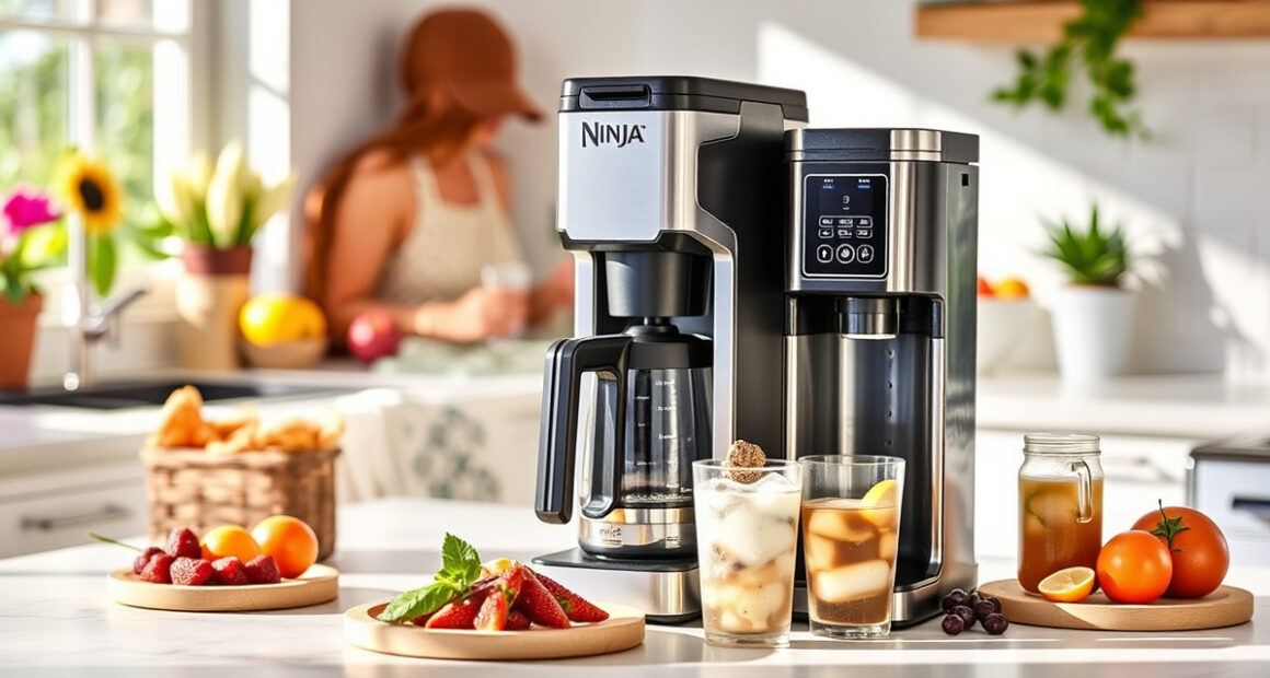 Beat the Heat with Ninja Hot & Iced XL Coffee Maker's Refreshing Iced Coffee