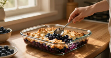 I Make This Easy Blueberry Cobbler On Repeat All Summer