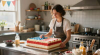 Martha's Giant Flag Cake Served 250 Guests—Here's How to Make It Yourself