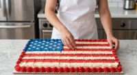 Martha Stewart Serves Huge American Flag Cake with 250 Pieces for Founding Father-Themed Party