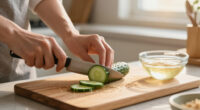Cucumber Salad With Sesame And Rice Vinegar