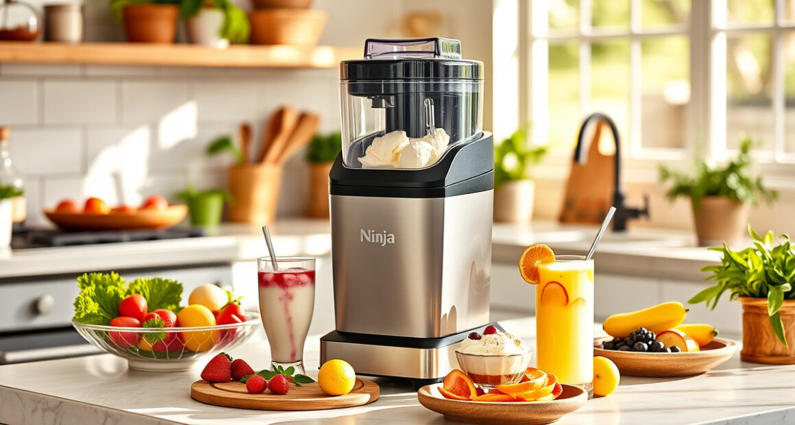 Ninja CREAMi Deluxe Ice Cream Maker: Summer's Best Frozen Dessert Machine