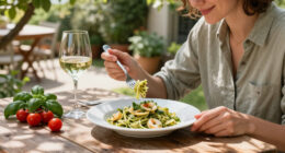 Pasta Fredda Al Pesto E Gamberi