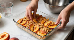 Peach Crumb Bars