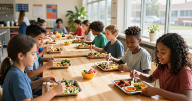 School Food Surges In Global Coverage