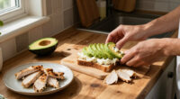 Tortino Di Pollo E Maionese Con Avocado
