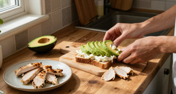 Tortino Di Pollo E Maionese Con Avocado