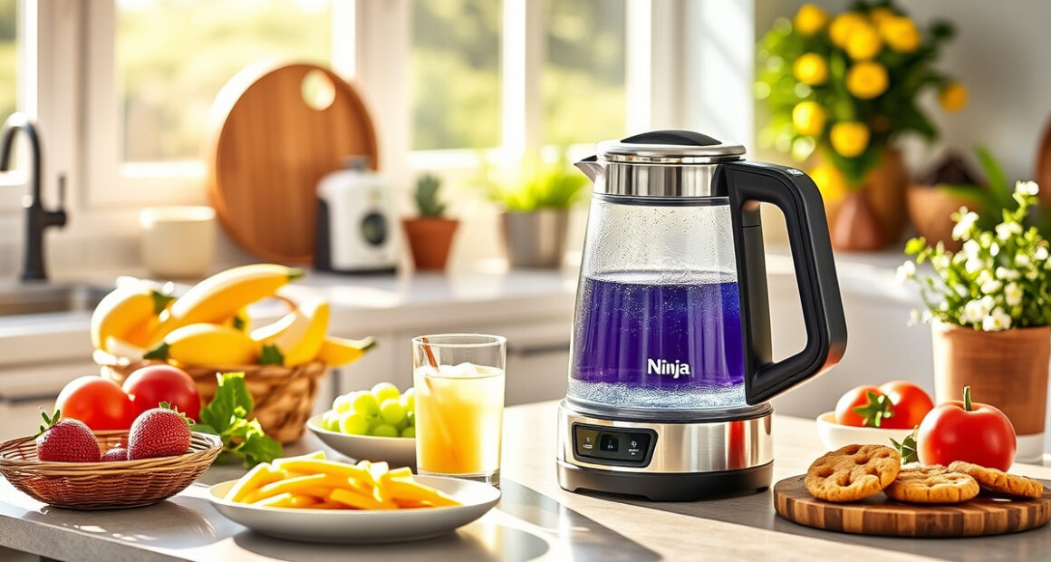Host Effortlessly with the Ninja KT200BL Precision Temp Electric Kettle