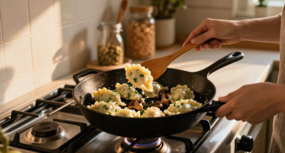 Skillet Pierogi With Mushrooms